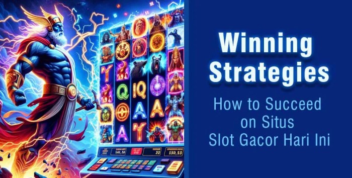 Strategi Menang Slot Online