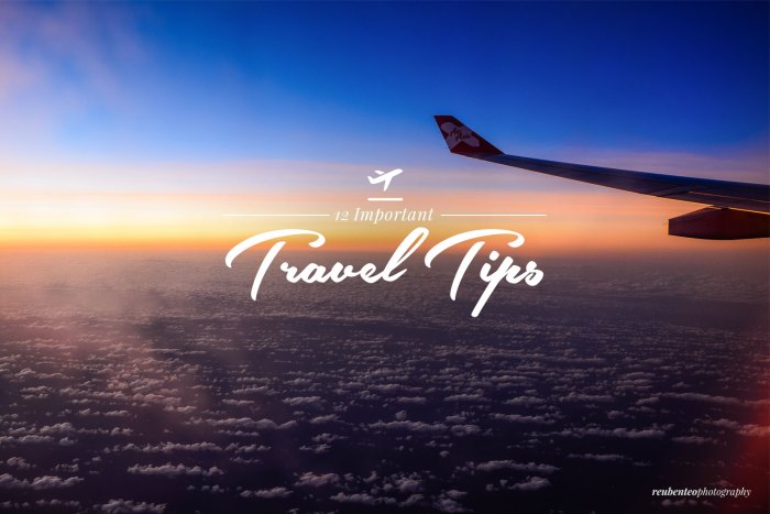 Tips Traveling