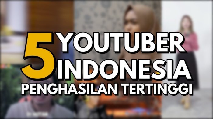 Gaji YouTuber Indonesia